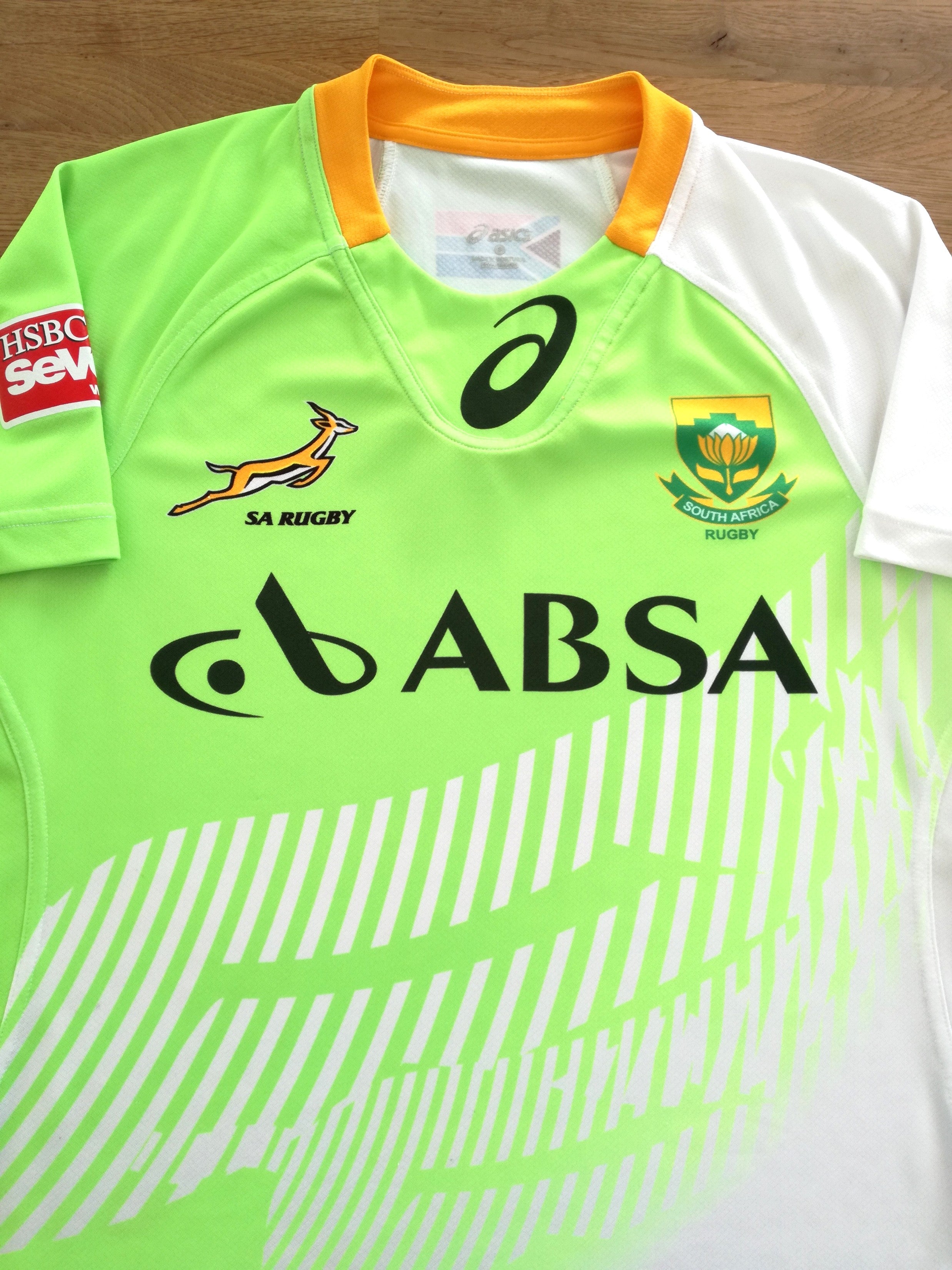 2014 South Africa Sevens Away Rugby Shirt