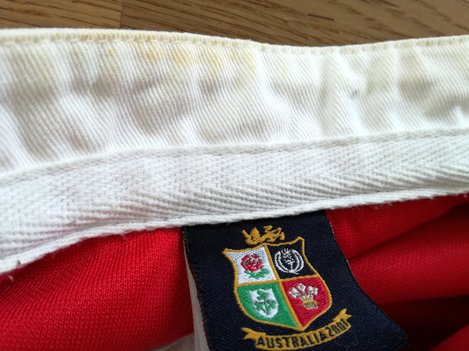 2001 British & Irish Lions Rugby Shirt. (S)