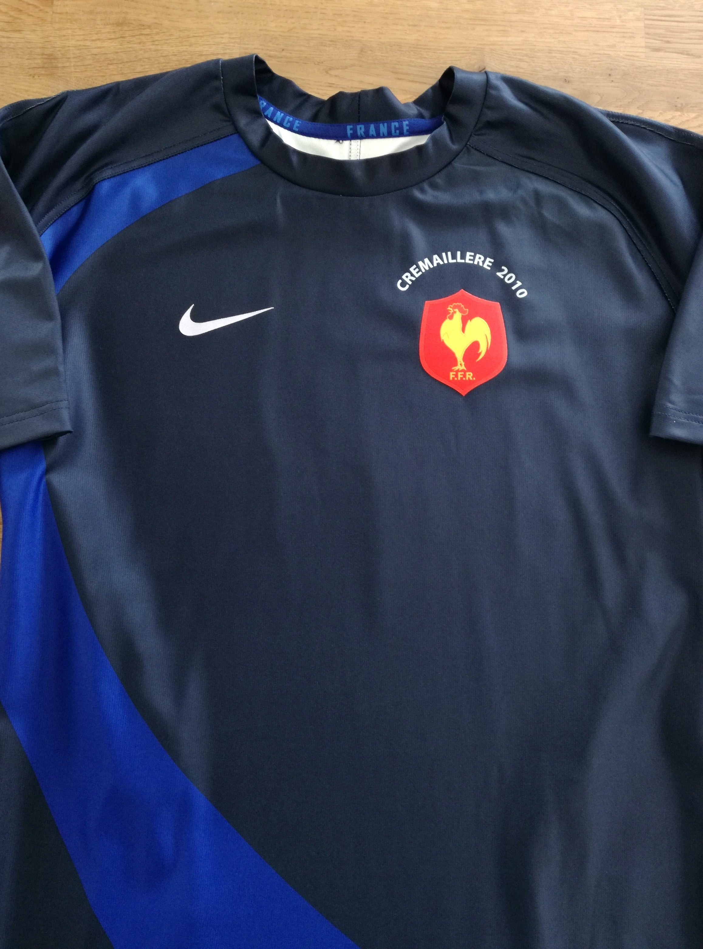 2010 France Home Player Issue 'Cremaillere' Rugby Shirt (XL)