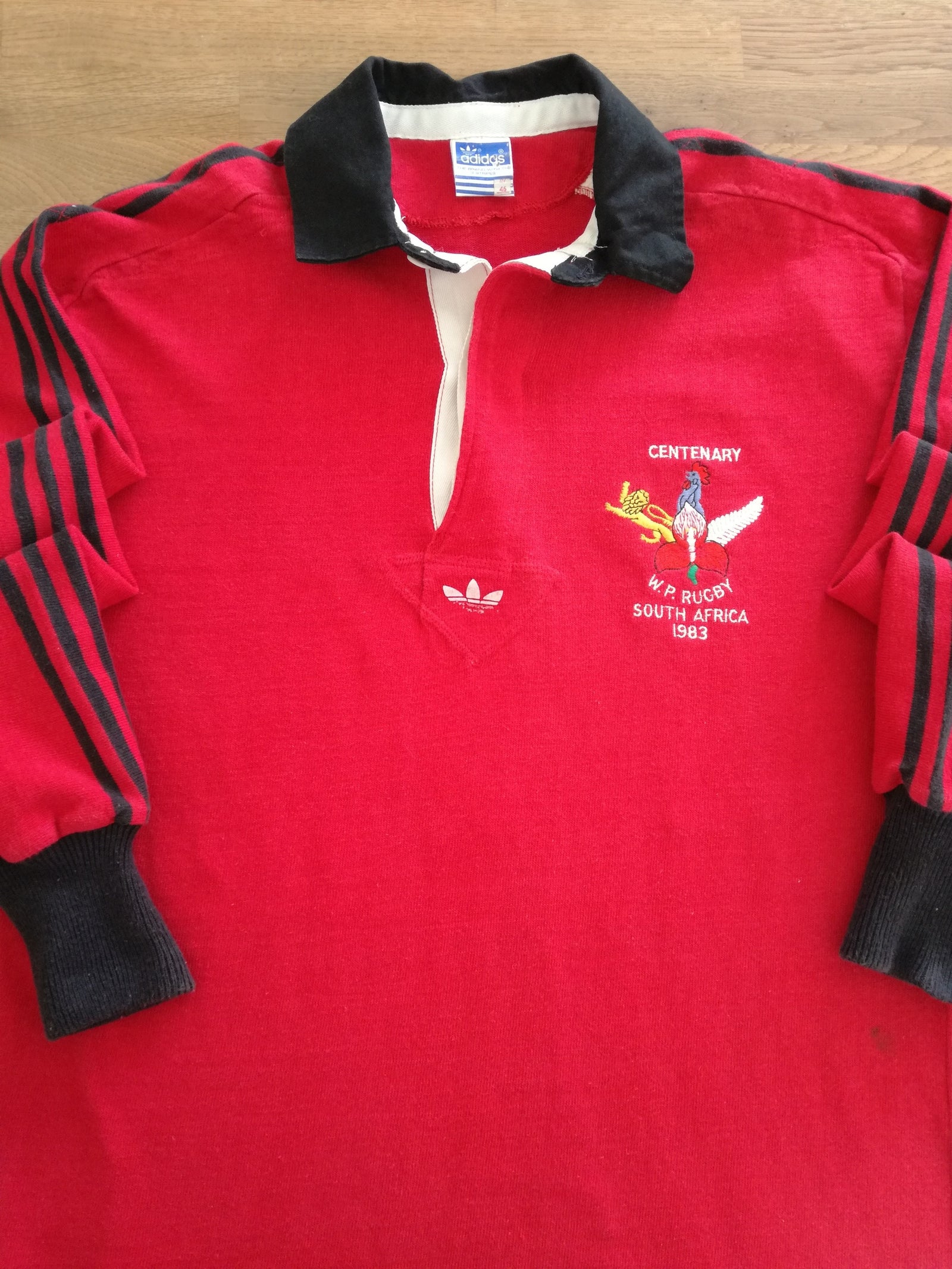 1983 Western Province President's Centenary Team Match Worn Rugby Shirt