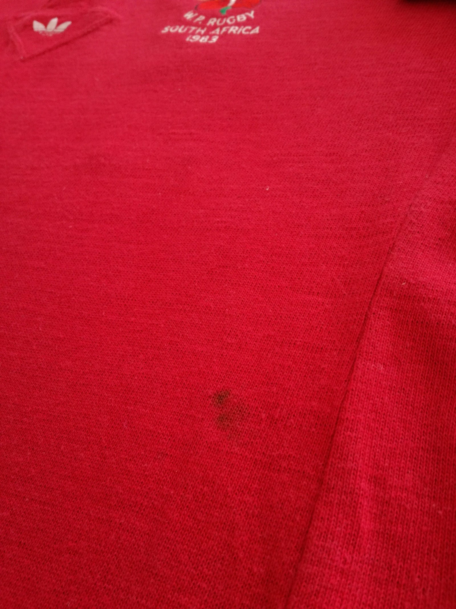 1983 Western Province President's Centenary Team vs Natal Match Worn Rugby Shirt #17 (Peter Wheeler) (XL)