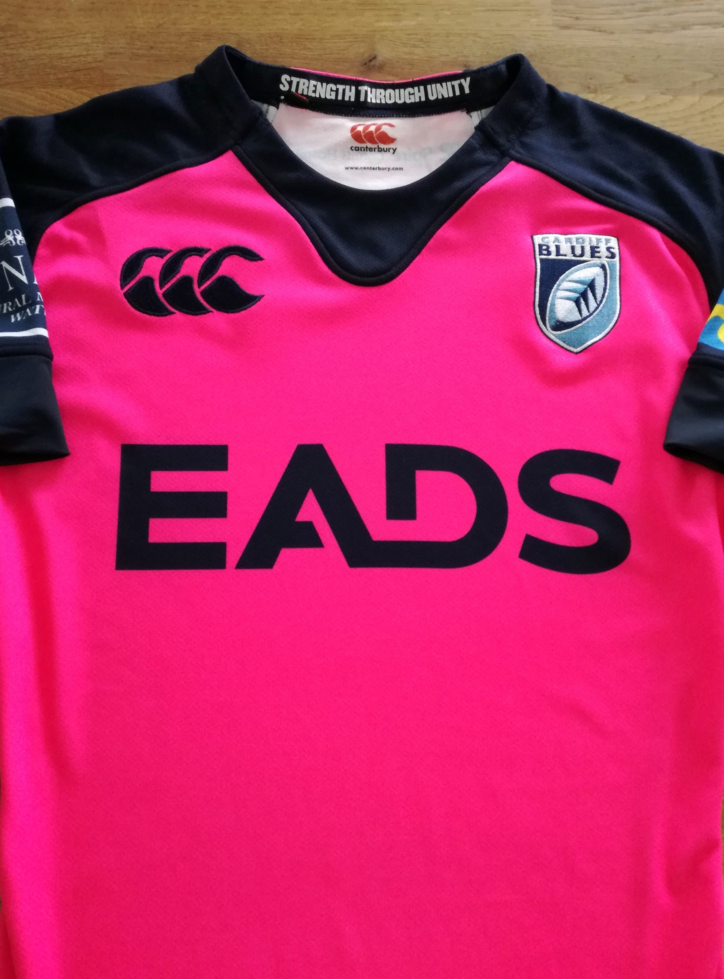 2013/14 Cardiff Blues European Pro-Fit Rugby Shirt