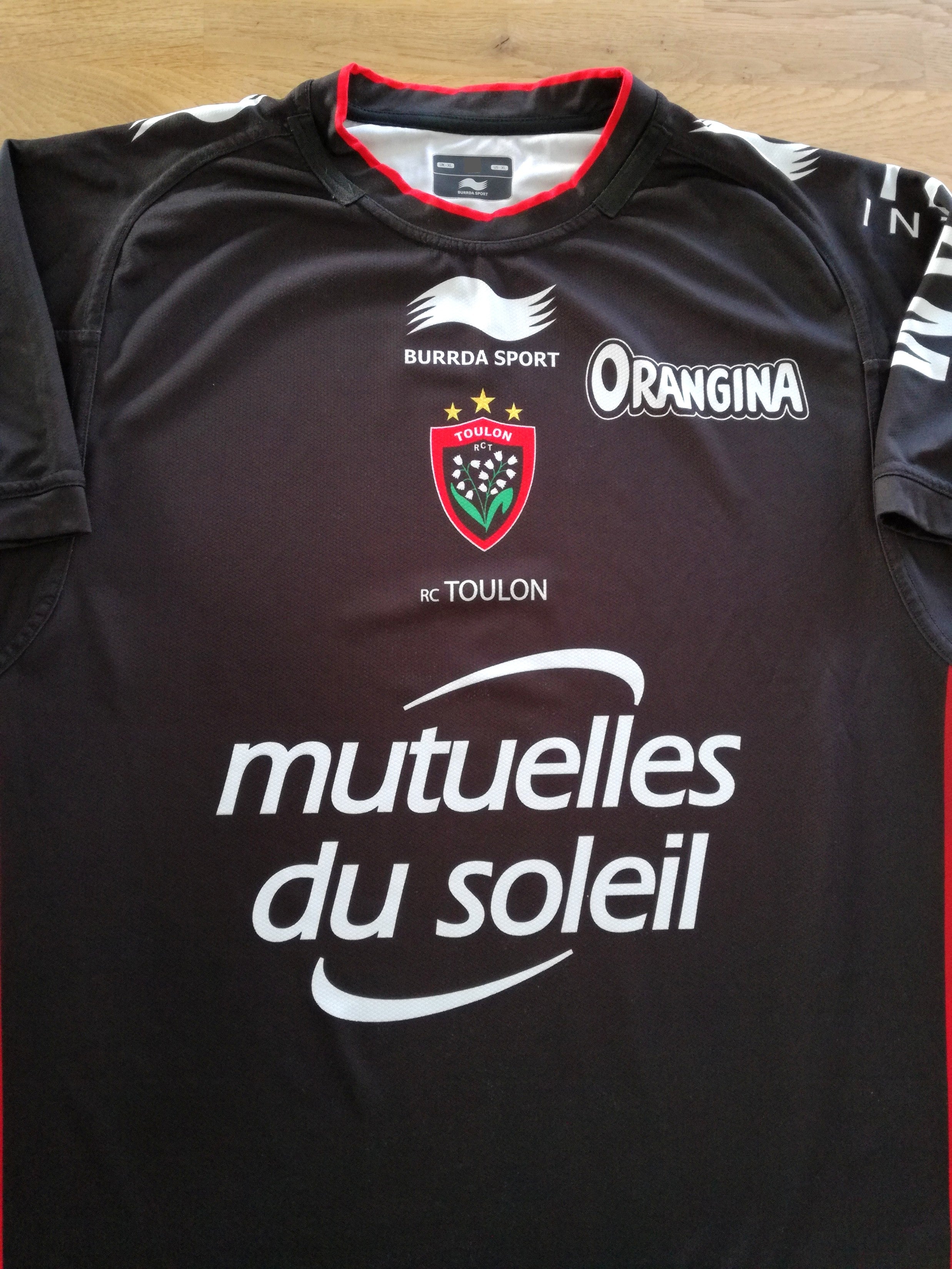 2015/16 RC Toulon Away Pro-Fit Rugby Shirt