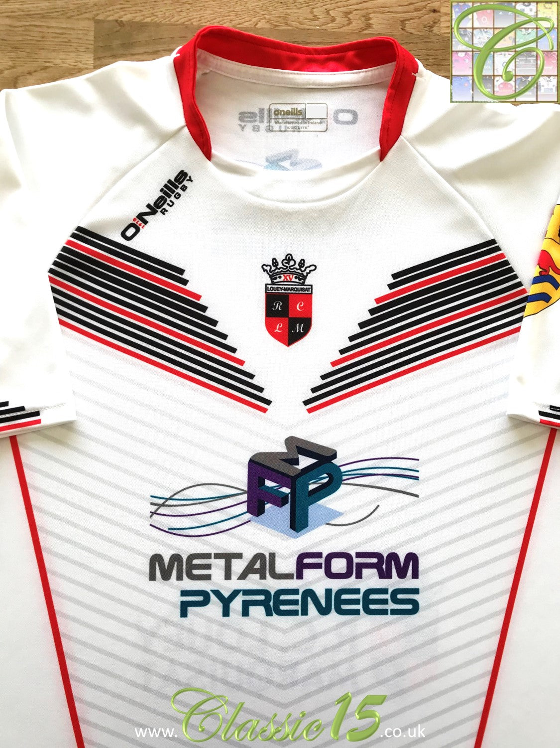 2017/18 RC Louey-Marquisat Home Rugby Shirt (3XL)