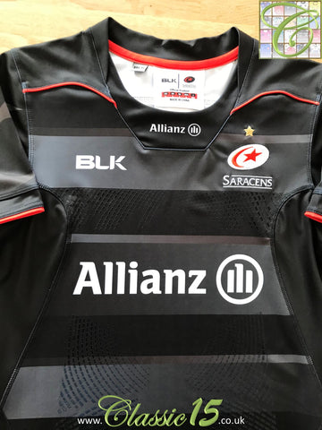 2016/17 Saracens Home Player Issue Rugby Shirt (L)