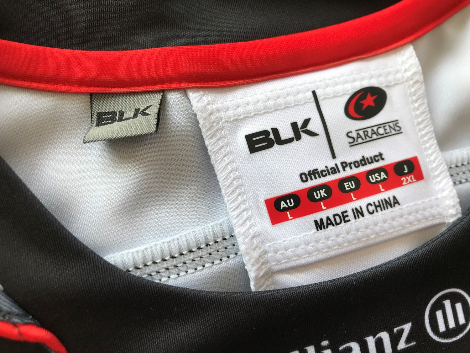 2016/17 Saracens Home Player Issue Rugby Shirt (L)