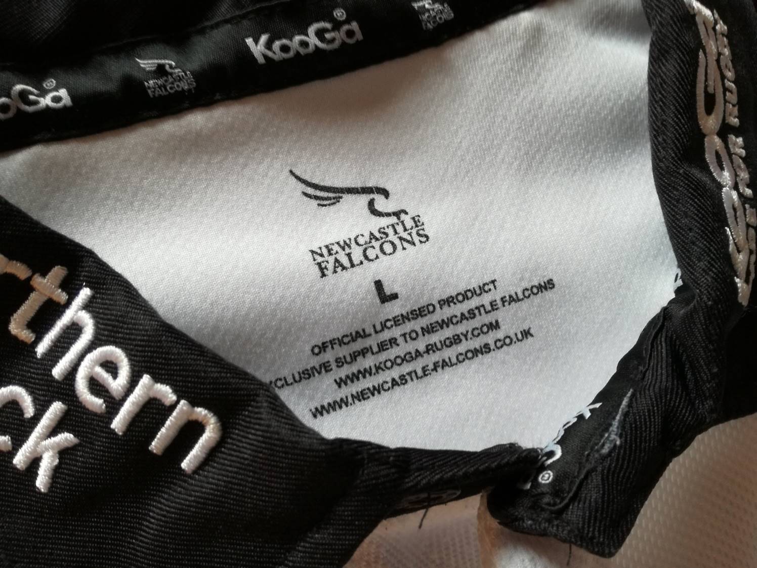 2004/05 Newcastle Falcons Away Rugby Shirt (L)