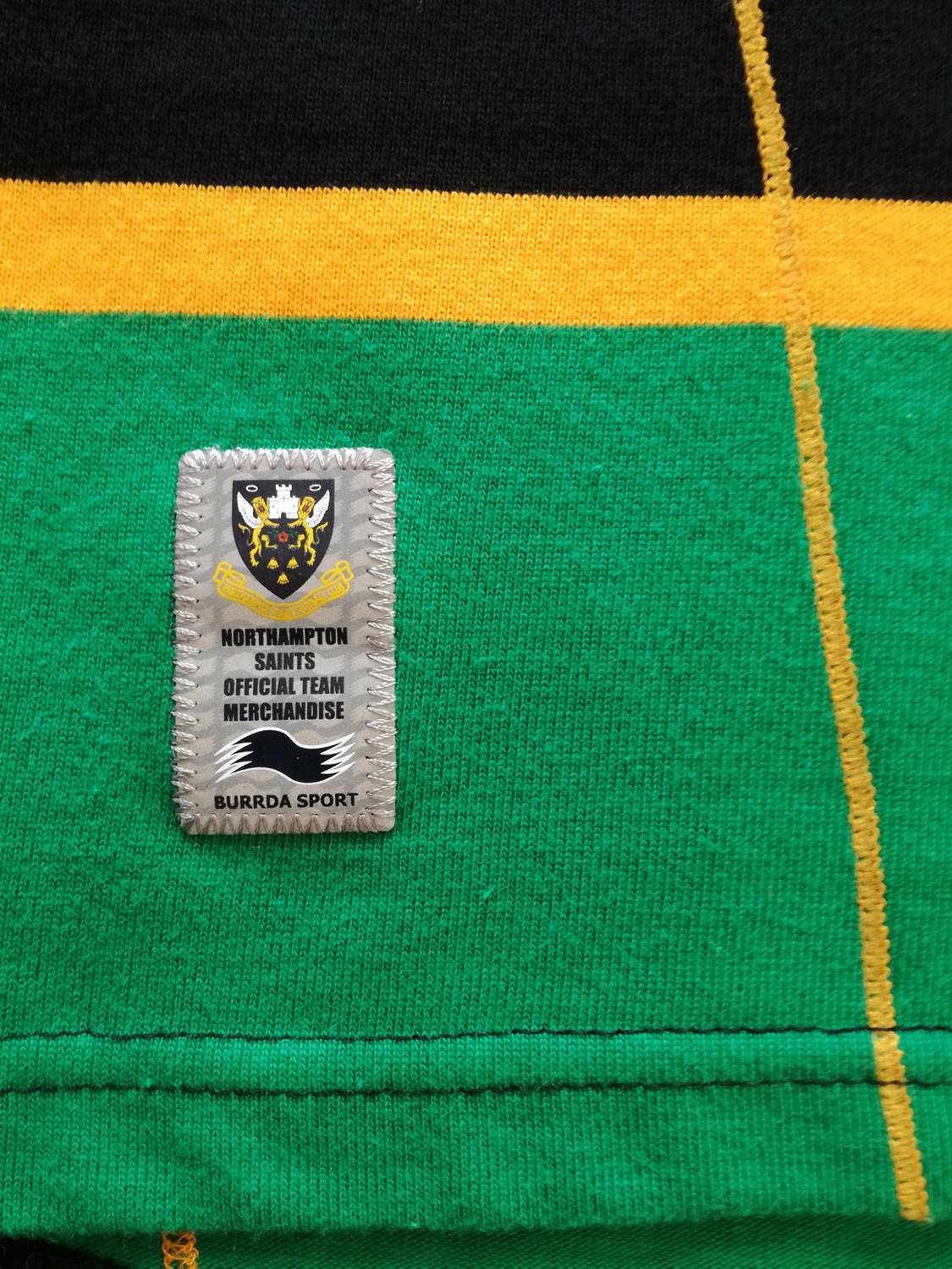 2012/13 Northampton Saints Home Rugby Shirt. (S)