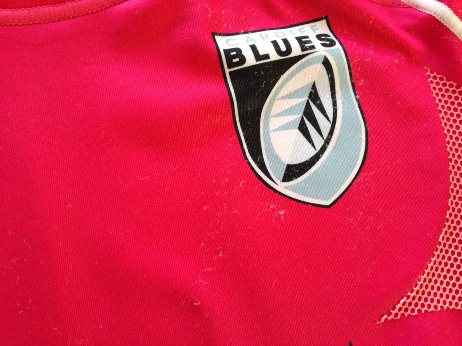 2010/11 Cardiff Blues Away Player Specification Rugby Shirt (L)