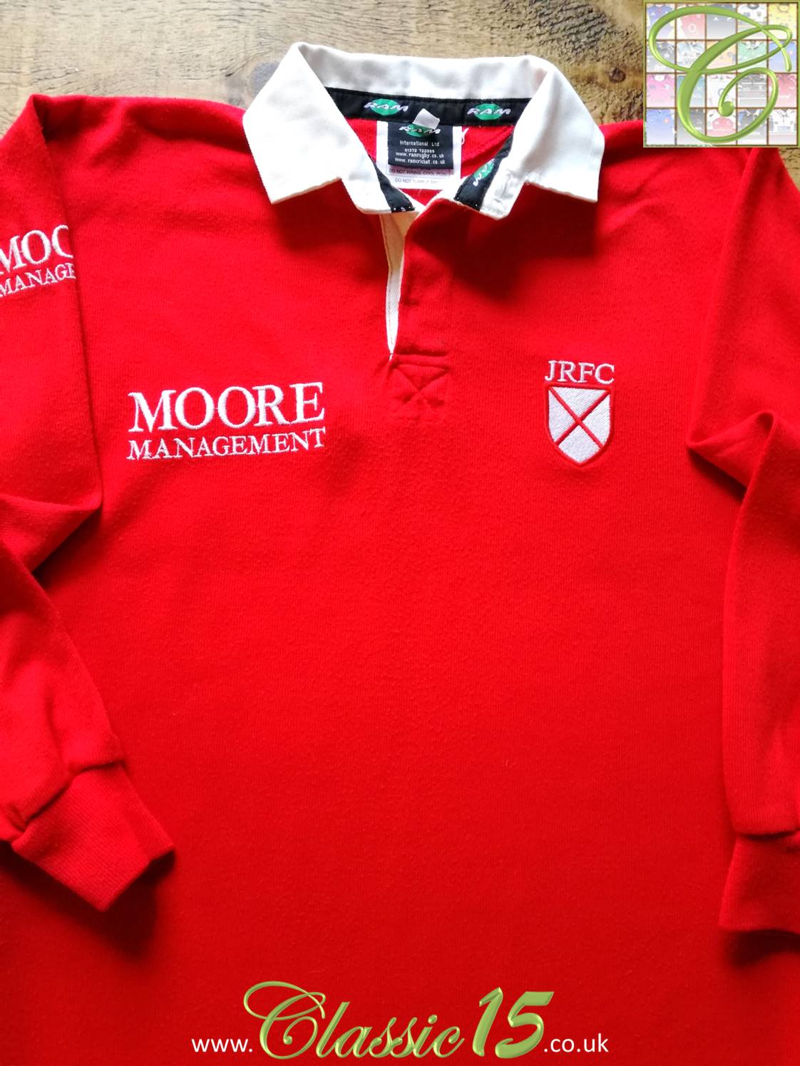 2003/04 Jersey RFC Home Rugby Shirt. (S)