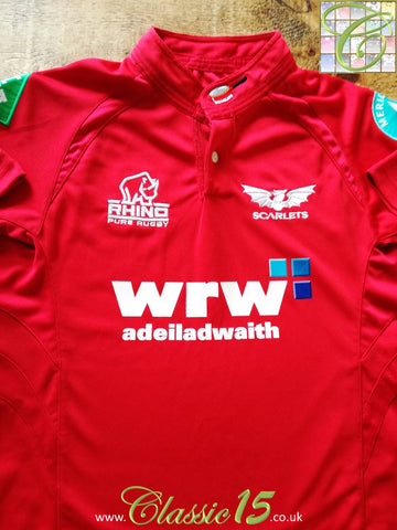 2009/10 Scarlets Home Rugby Shirt (S)