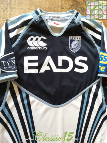 2011/12 Cardiff Blues Away Rugby Shirt (M)