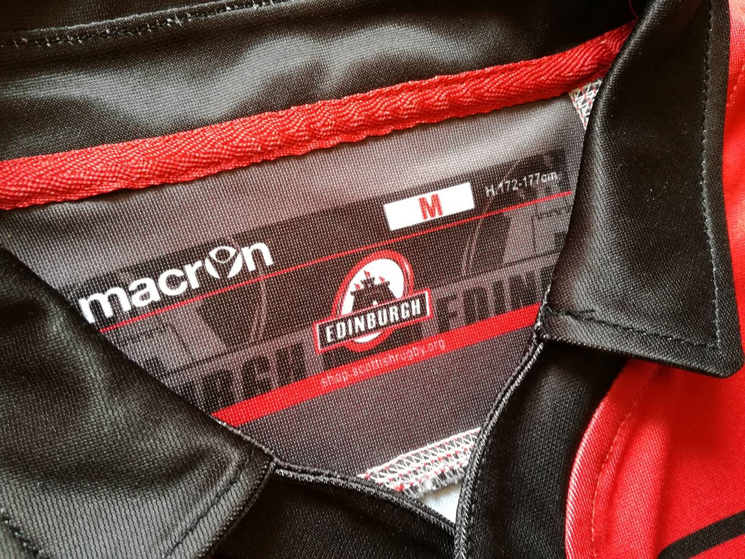 2015/16 Edinburgh Home Rugby Shirt (M)