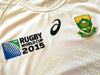 2015 South Africa Away World Cup Pro-Fit Rugby Shirt (S)