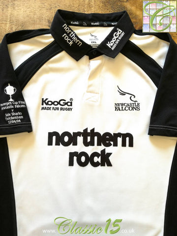 2004/05 Newcastle Falcons Away Powergen Cup Final Rugby Shirt (XXL)