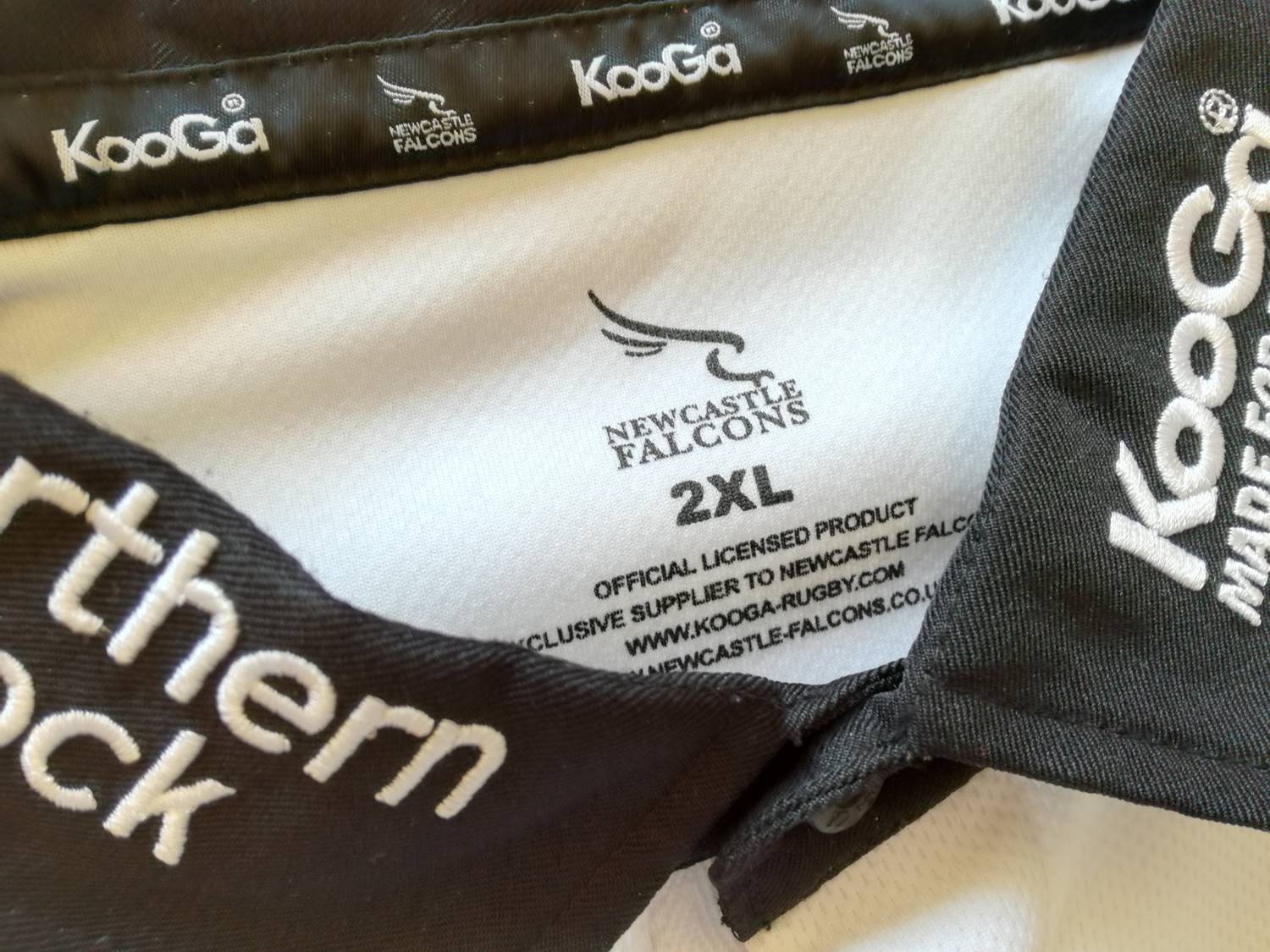 2004/05 Newcastle Falcons Away Powergen Cup Final Rugby Shirt (XXL)