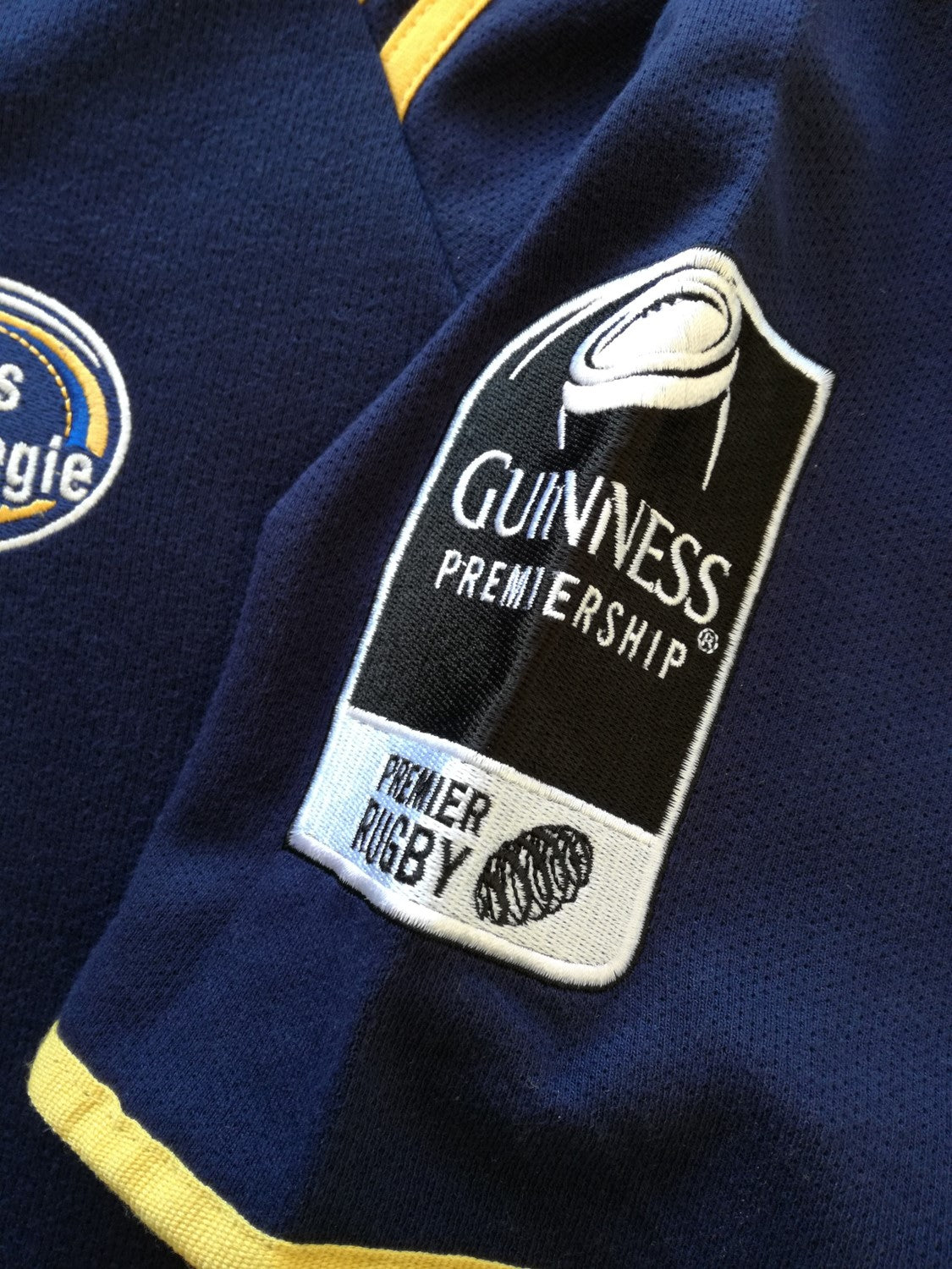 2007/08 Leeds Carnegie Home Premiership Rugby Shirt (L)