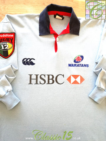 2002 Waratahs Home Super12 Rugby Shirt. (S)