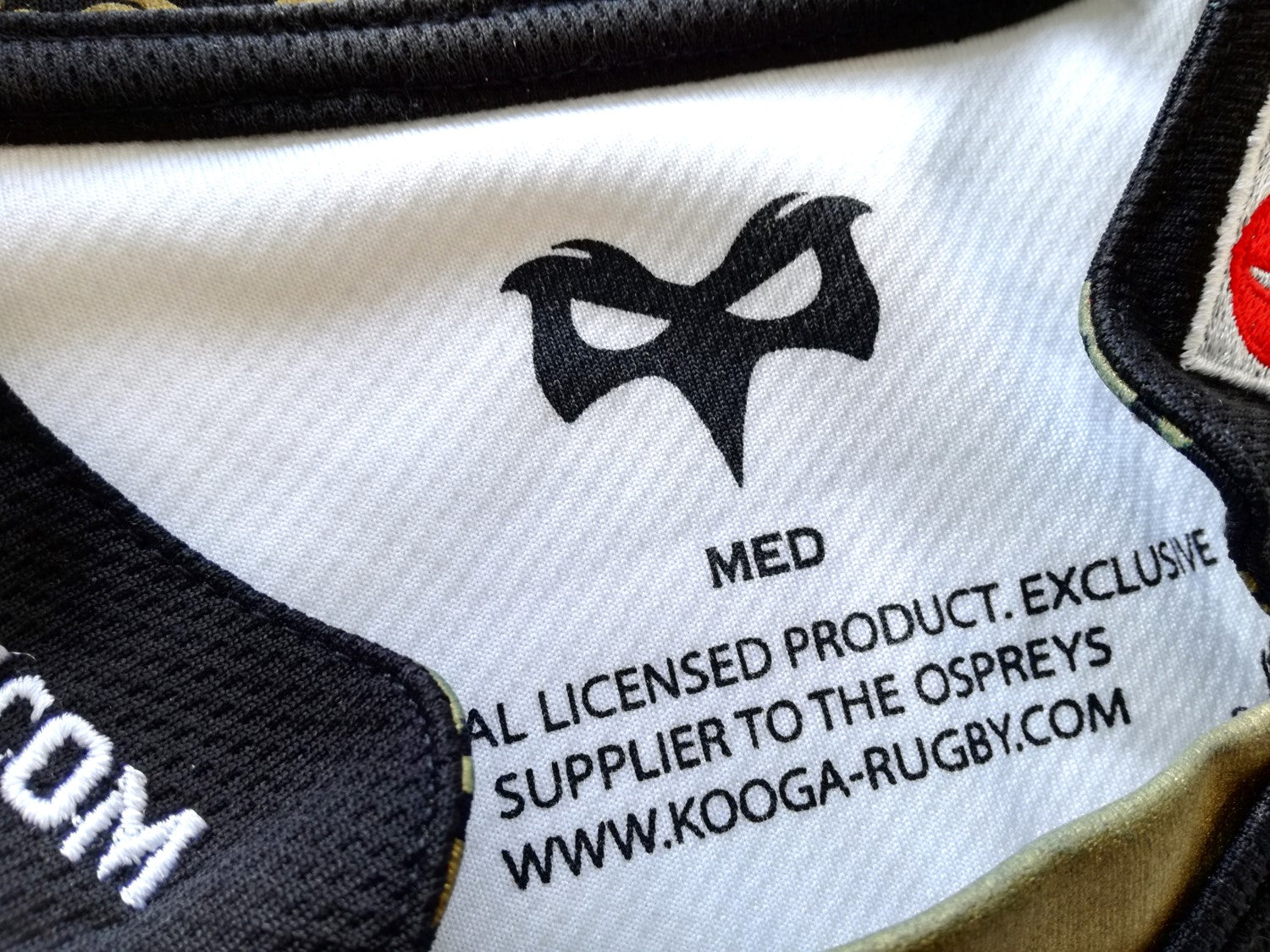 2009/10 Ospreys Away Rugby Shirt (M)