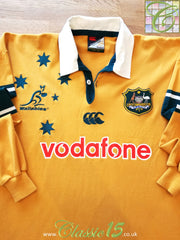 2000/01 Australia Home Long Sleeve Rugby Shirt