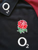 2017/18 England Rugby Polo Shirt - Black (XL)
