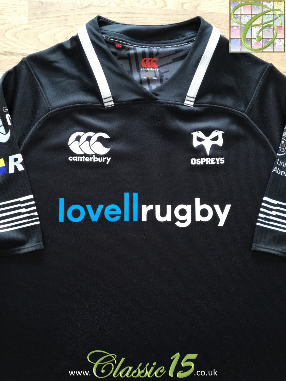 2017/18 Ospreys Home Vapodri+ Rugby Shirt (XXL)