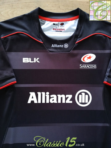 2016/17 Saracens Home Pro-Fit Rugby Shirt