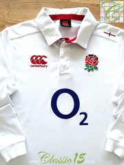 2014/15 England Home Rugby Shirt. (S)