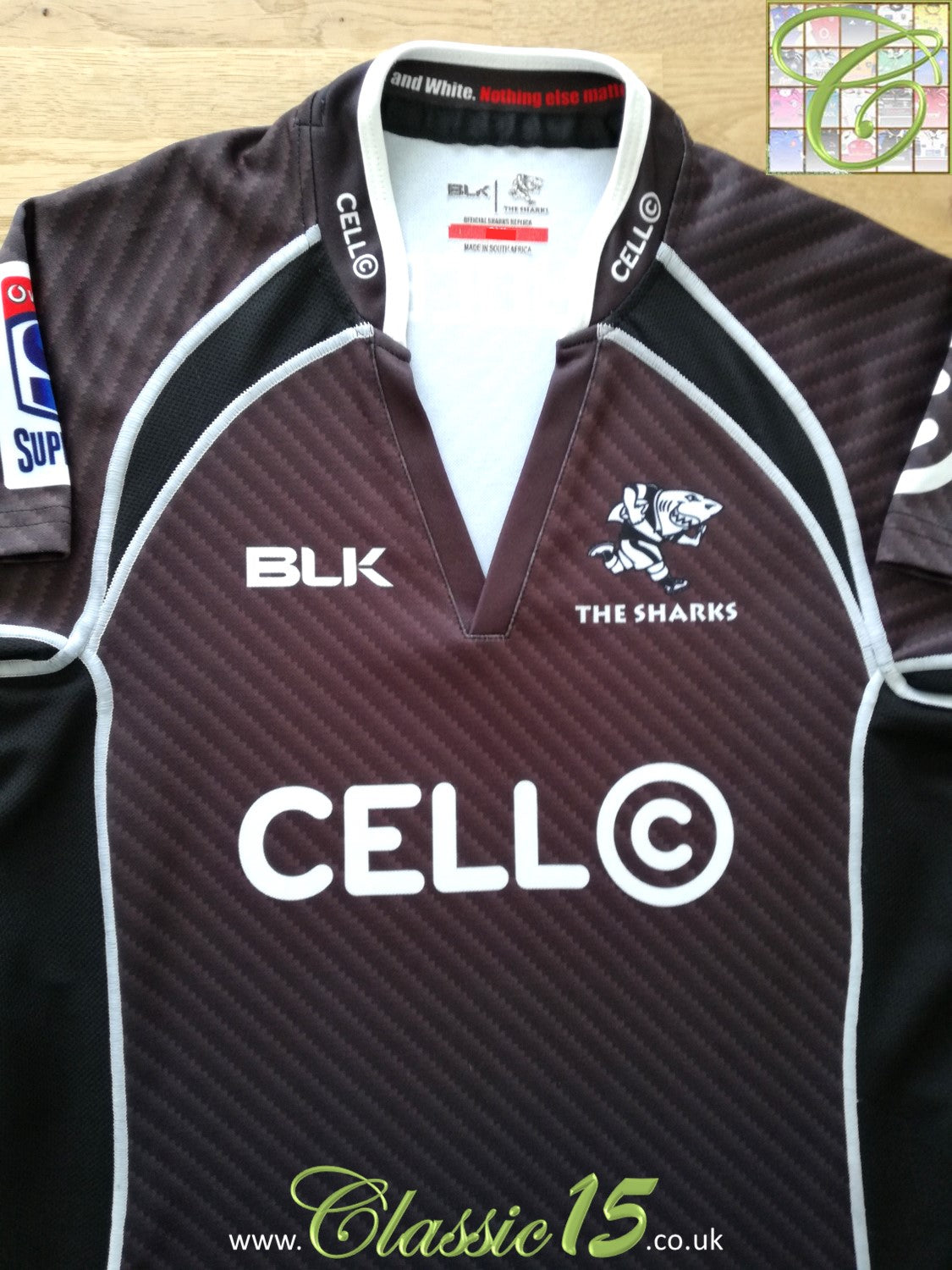 2014 Sharks Home Super Rugby Shirt (W) (XXL)