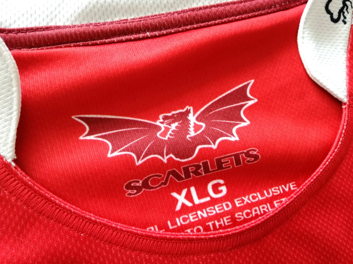 2015/16 Scarlets Home Pro12 Rugby Shirt (XL)