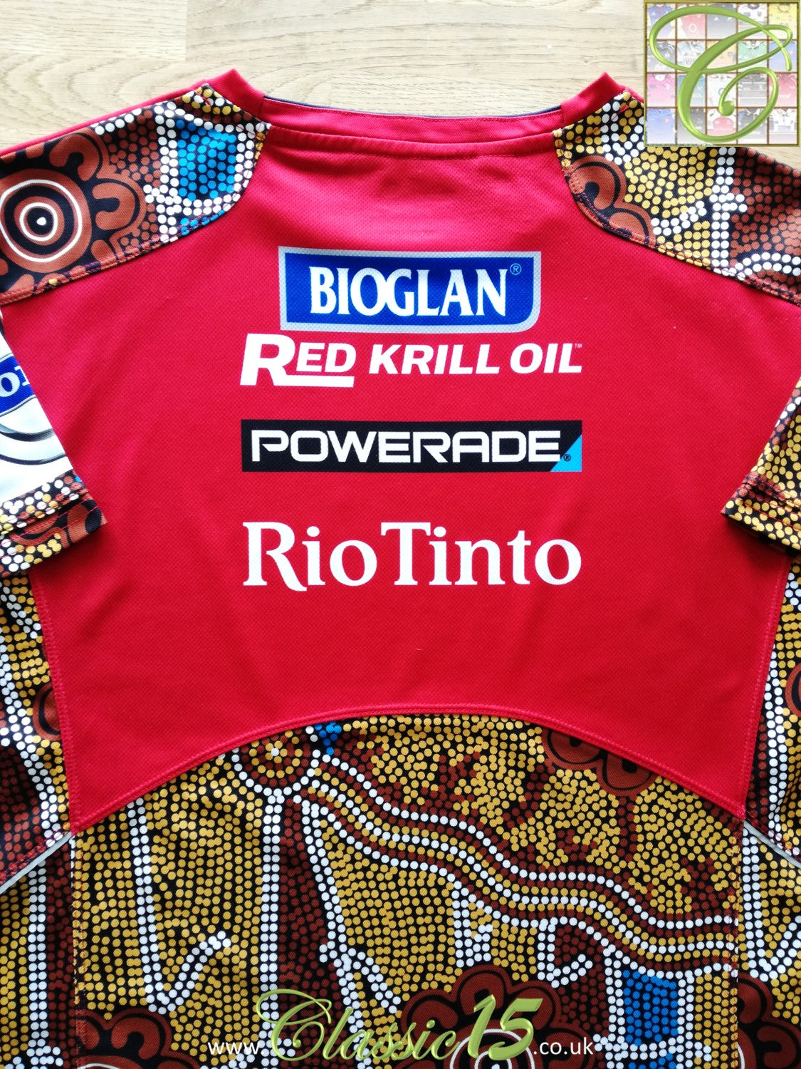 2015 Queensland Reds Indigenous Rugby Training Shirt (XL)
