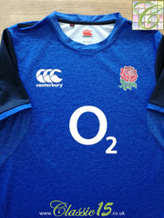 2019/20 England Vapodri+ Rugby Training Shirt - Blue (XL)