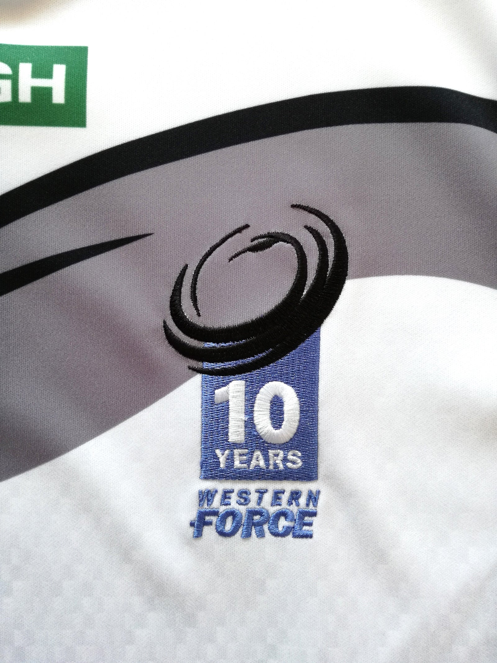 2016 Western Force Away '10th Anniversary' Rugby Shirt (L) *BNWT*