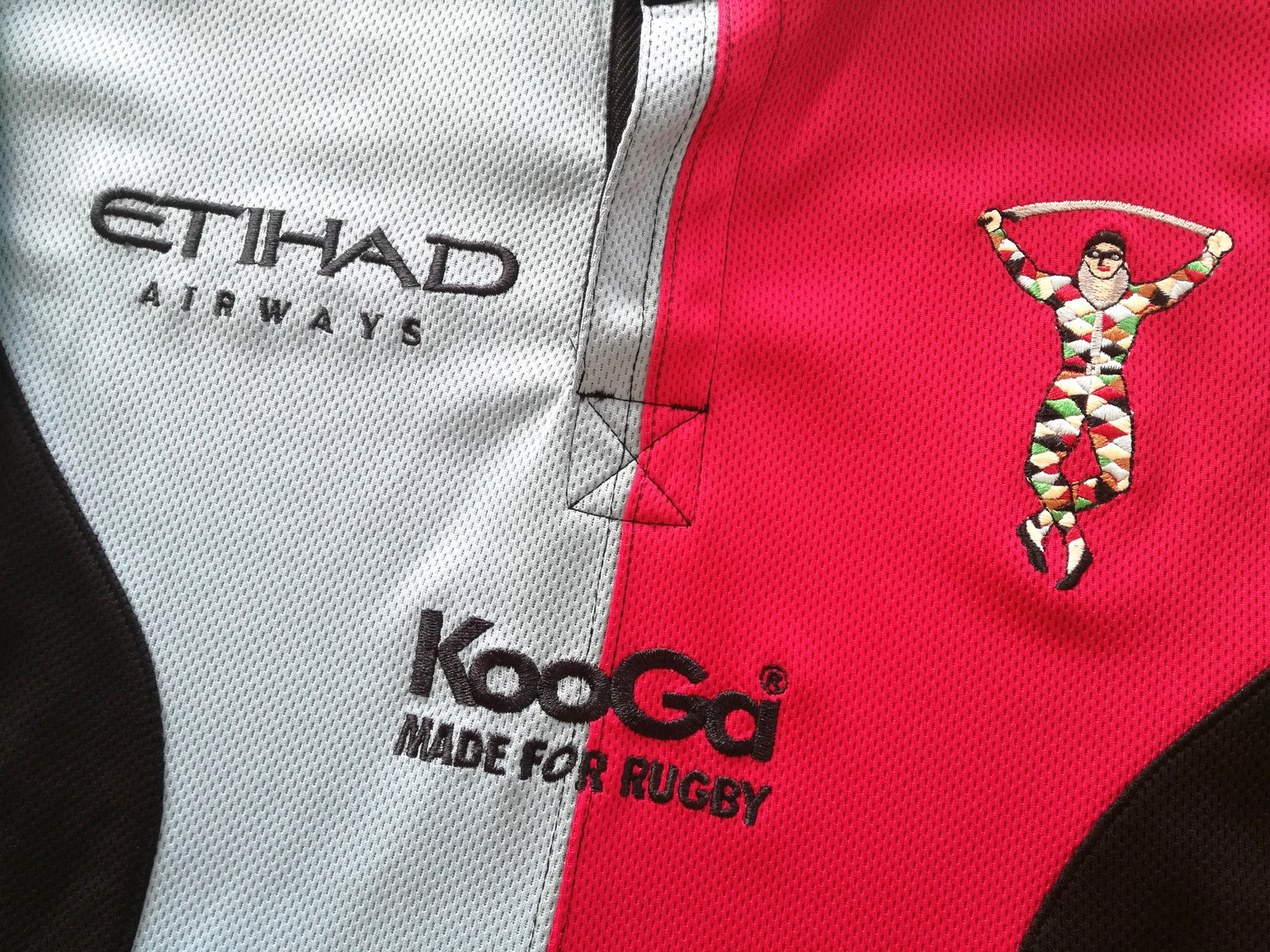 2007/08 Harlequins Home Rugby Shirt (Youth)
