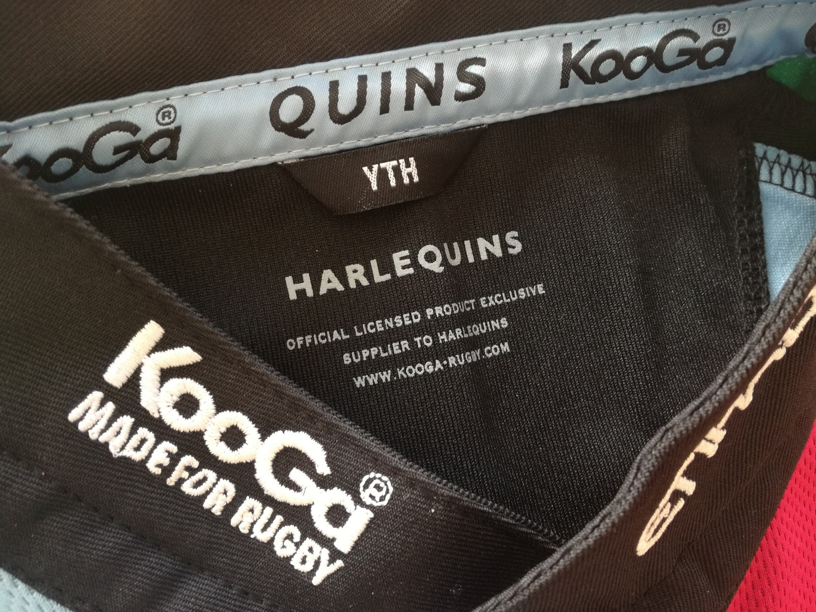 2007/08 Harlequins Home Rugby Shirt (Youth)