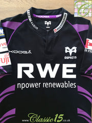 2010/11 Ospreys Home Rugby Shirt (B)