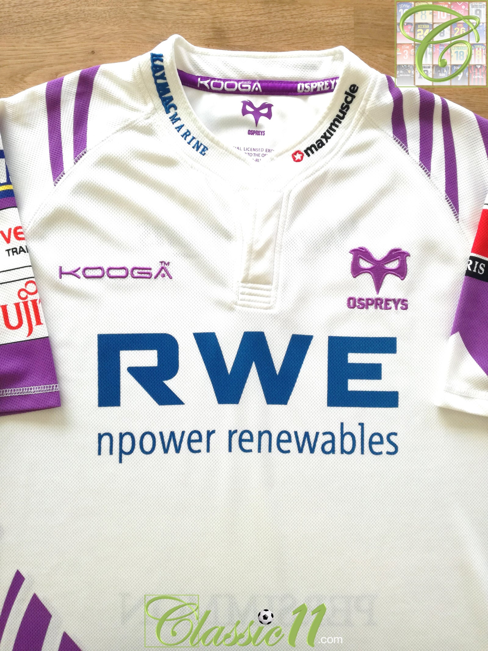 2010/11 Ospreys Away Rugby Shirt