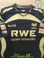 2009/10 Ospreys Home Rugby Shirt (M)