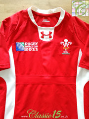 2011 Wales Home World Cup Player Issue Rugby Shirt