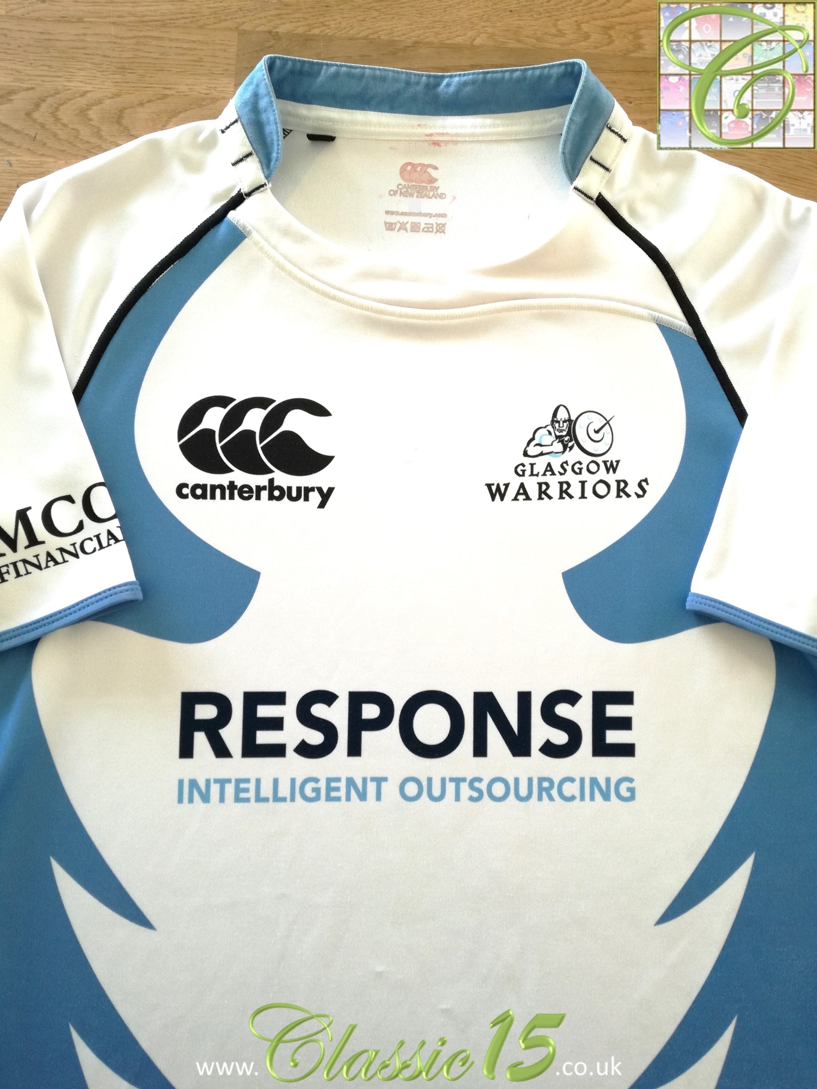 2009/10 Glasgow Warriors Away Rugby Shirt (M)