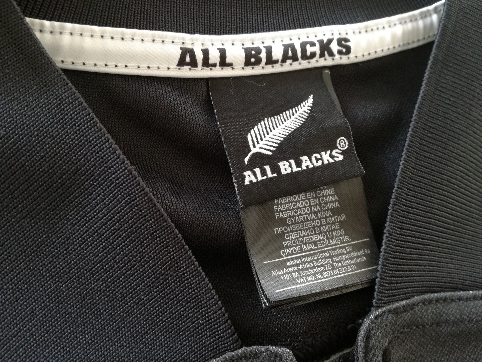 2016 New Zealand Away Rugby Shirt (S)