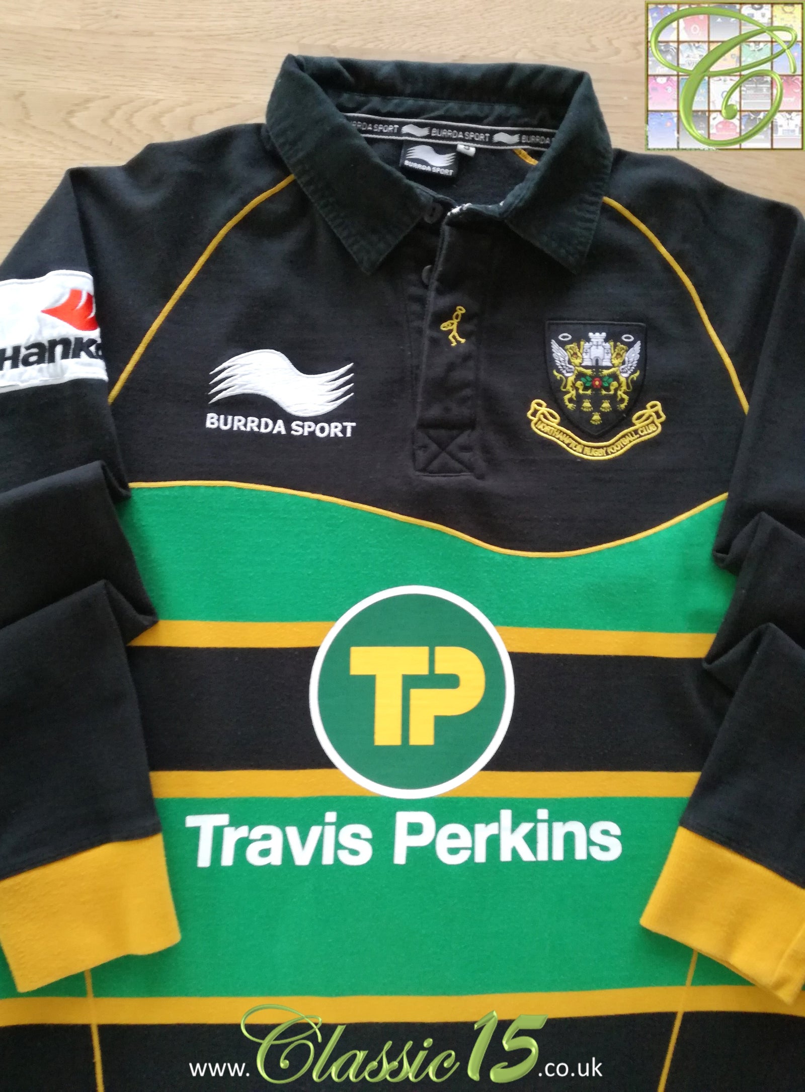 2012/13 Northampton Saints Home Rugby Shirt. (S)