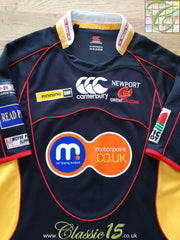 2008/09 Newport Gwent Dragons Home Rugby Shirt