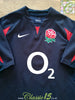 2005/06 England Away Player Issue Rugby Shirt #9 (L)