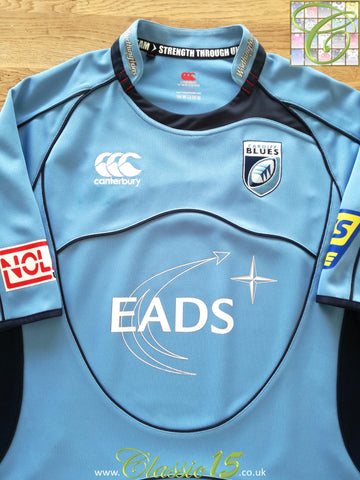 2008/09 Cardiff Blues Home Pro-Fit Rugby Shirt