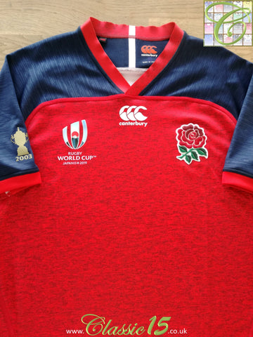 2019 England Away Vapodri World Cup Rugby Shirt