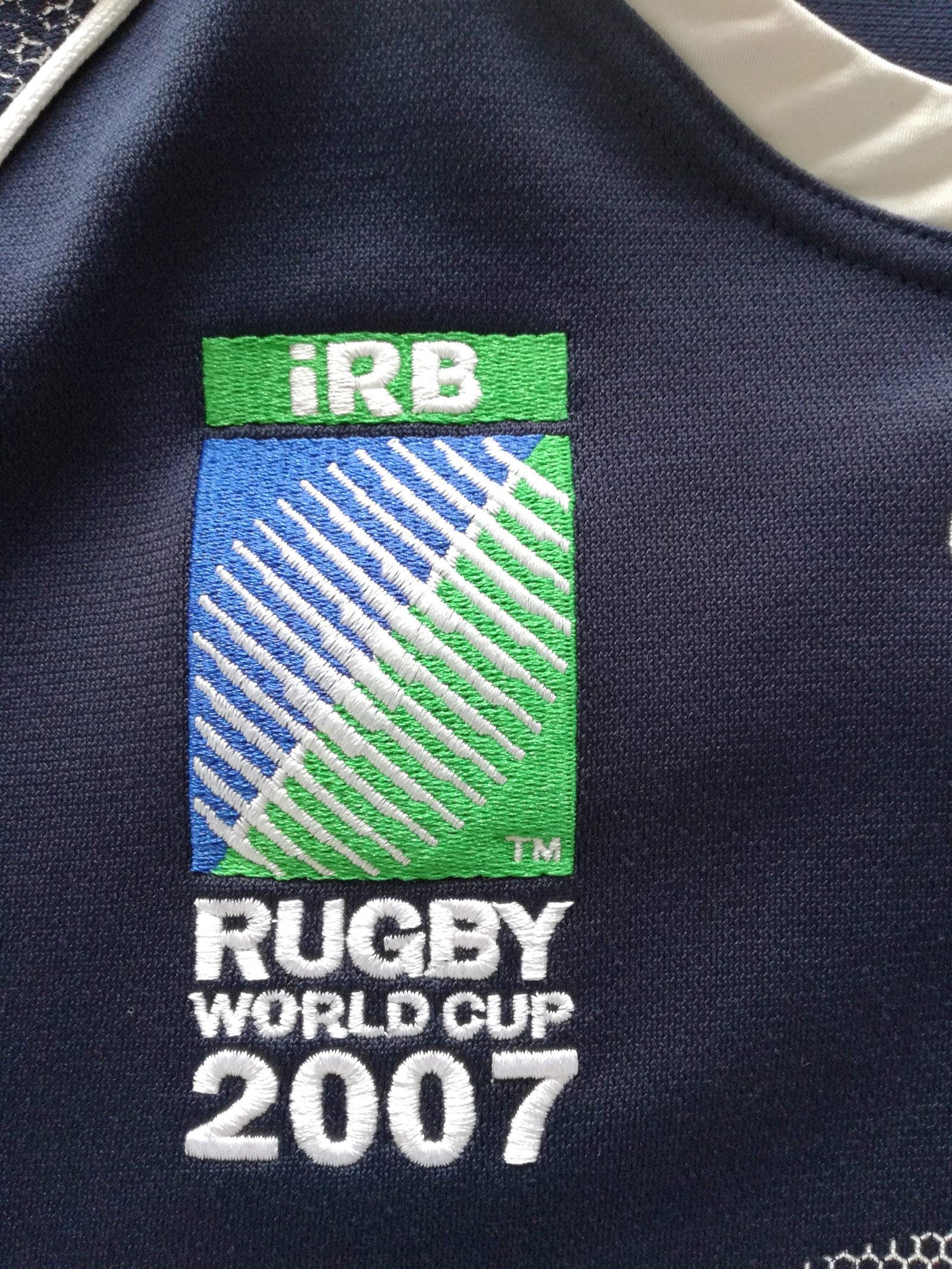2007 Scotland Home World Cup Pro-Fit Rugby Shirt (M)
