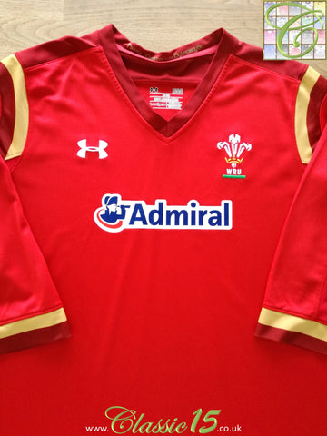 2015/16 Wales Home Rugby Shirt (W) (XXL)
