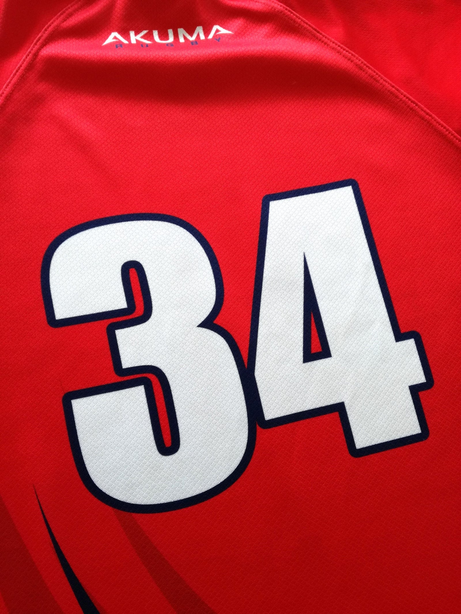 2015/16 Ayelsford Bulls Home Rugby Shirt #34 (S)
