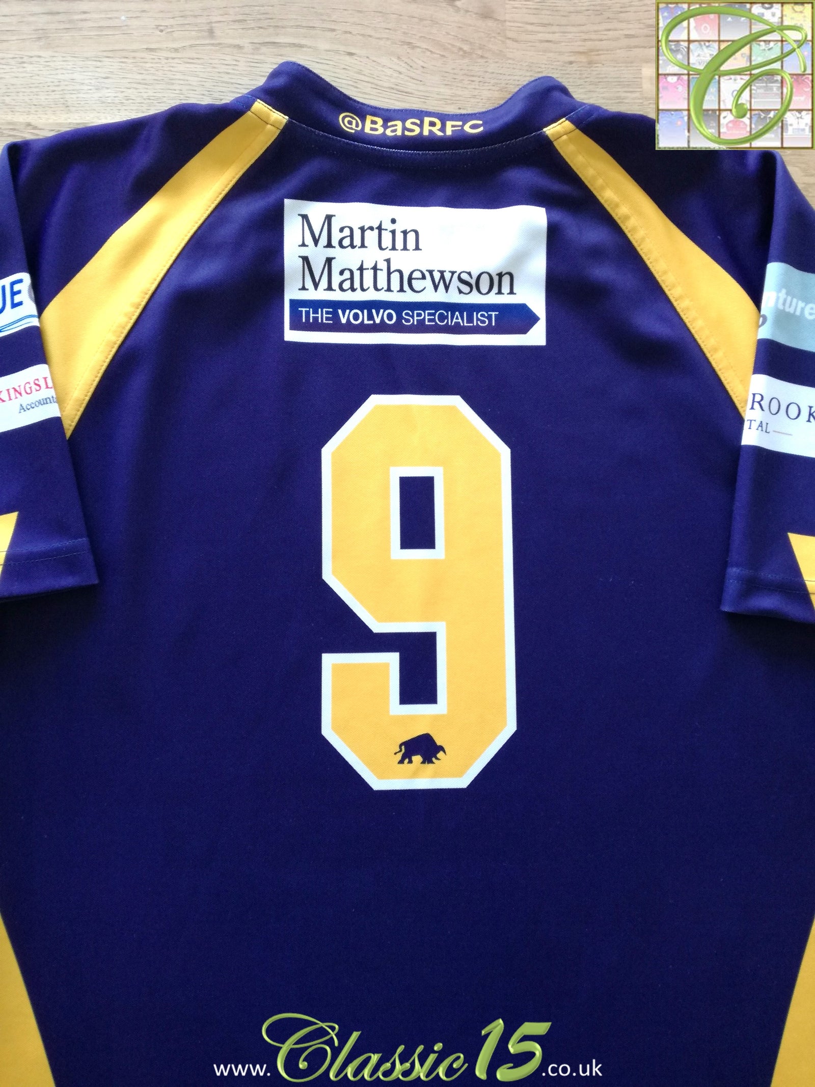 2013/14 Basingstoke Home Rugby Shirt #9 (S)